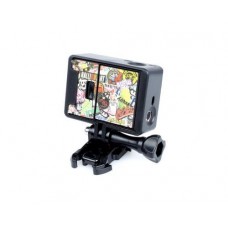 GoPro Border Standard Frame Mount for Hero 3 / 3+ / 4 Camera - Black