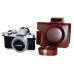 Retro Olympus OM-D E-M10 Mark III Leather Camera Case