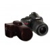 Retro Nikon D7200 Camera Leather Case