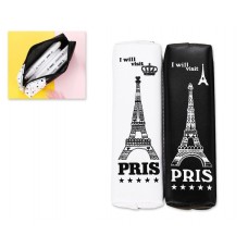 Eiffel Tower Leather Pencil Cases Set of 2 Pieces