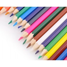 Set of 36 Assorted Colors Drawing Pencils with Sharpener and Case