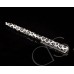 Leopardo Swarovski Crystallized Long Ball Pen - Silver