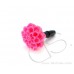 Headphone Jack Plug - Flower Pink