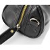 Chic Mini Shoulder Bag with Detatchable Strap - Black