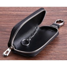 Weaving Series Leather Car Key Chain Bag