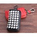 Weaving Series Leather Car Key Chain Bag