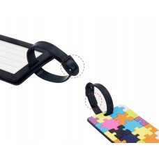 3 Pieces PVC Travel ID Name Label Luggage Tags